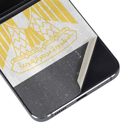 Egypt Flag Distressed Galaxy Z Flip5 5G Skin